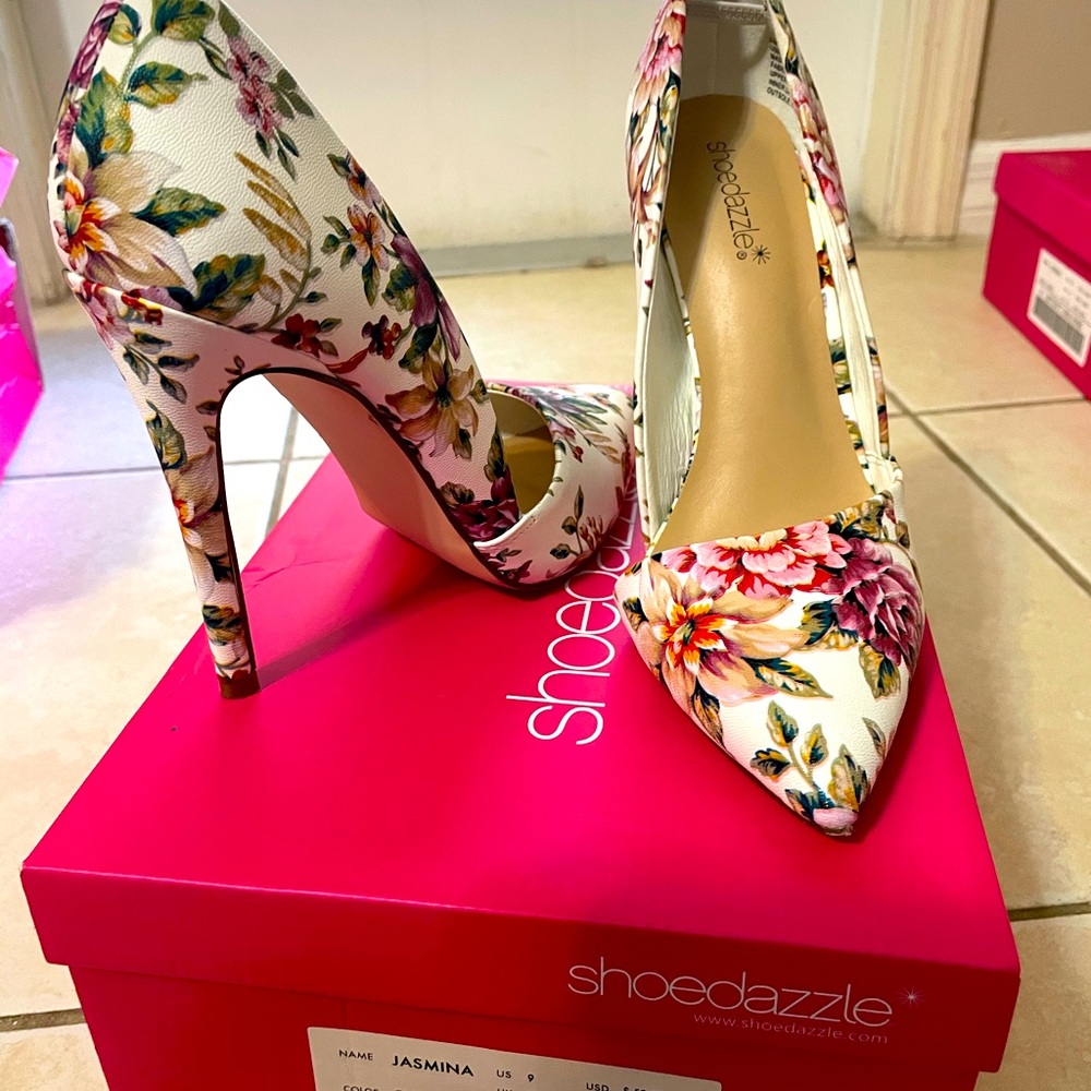 Floral heels